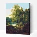 Kilátás a Valaam-szigetre - Ivan Shishkin 1858