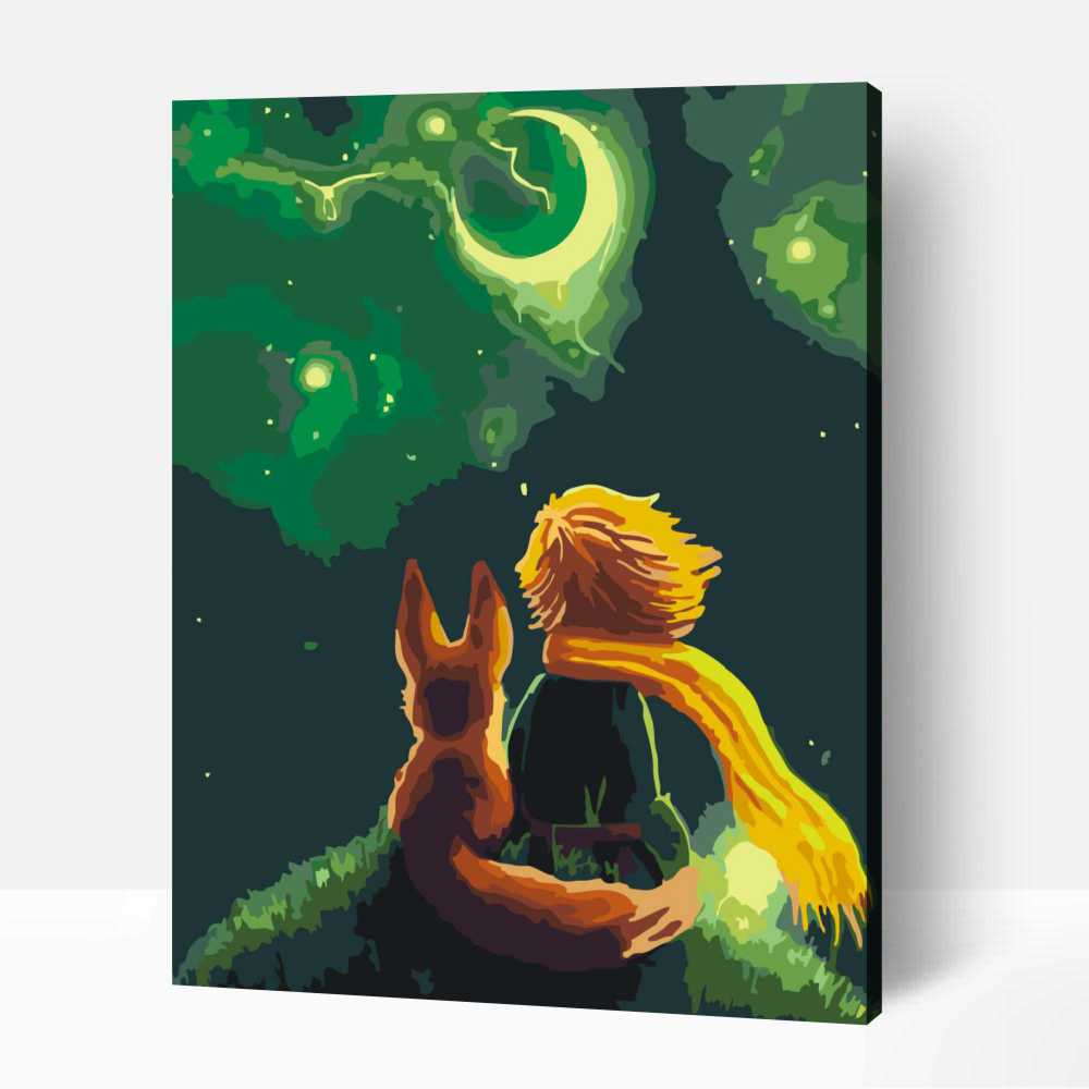 A-kis-Herceg-festede-szamfesto A kis herceg, kisherceg számozott kifestő 🎨 - Image 1