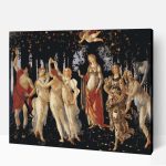 Botticelli primavera  számfestő