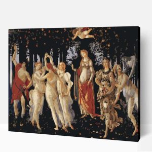 Botticelli primavera  számfestő