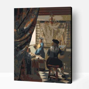 Johannes Vermeer A festés művészete számfestő