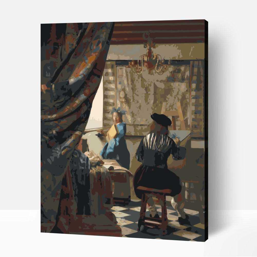 Johannes Vermeer A festés művészete számfestő 1 Johannes Vermeer A festés művészete számfestő