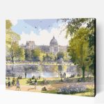 Festői St James's park  számfestő