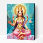 Lakshmi isten  számfestő