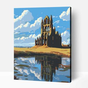 Whitby Abbey Anglia számfestő