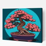 Pop art bonsai fa számfestő