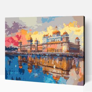 Mysore palota számfestő