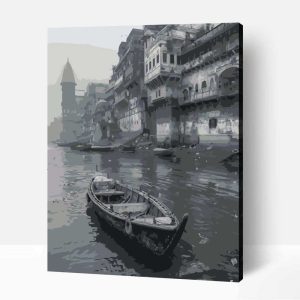 Rajz Varanasi  számfestő