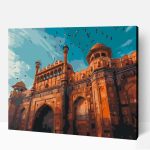 Red Fort közelről  számfestő