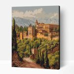 Alhambra Granada számfestő