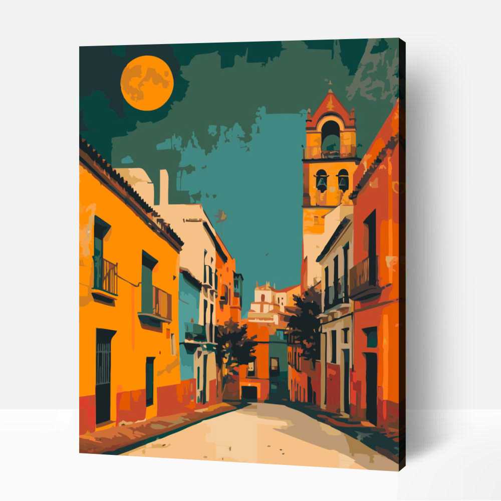 Cordoba utcái számfestő 1 Cordoba utcái számfestő
