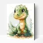 Gyermeki dinoszaurusz számfestő
