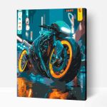 Modern motor számfestő