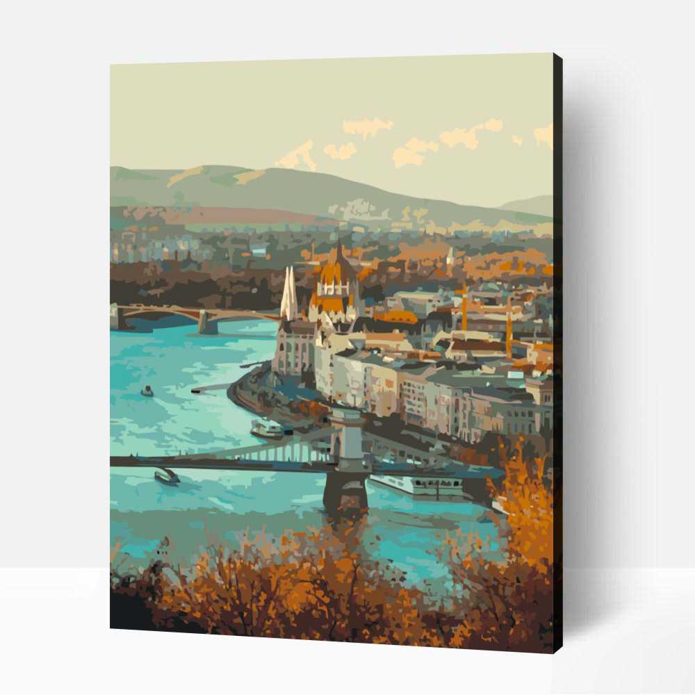 Budapest ősszel számfestő 1 Budapest ősszel számfestő