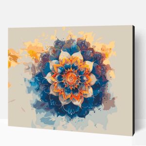 Légies mandala számfestő