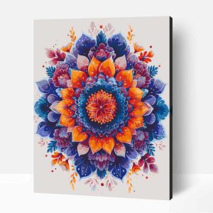 Pompázó mandala számfestő