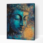 Aranyló Buddha számfestő