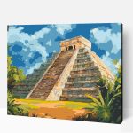 Chichen Itza számfestő