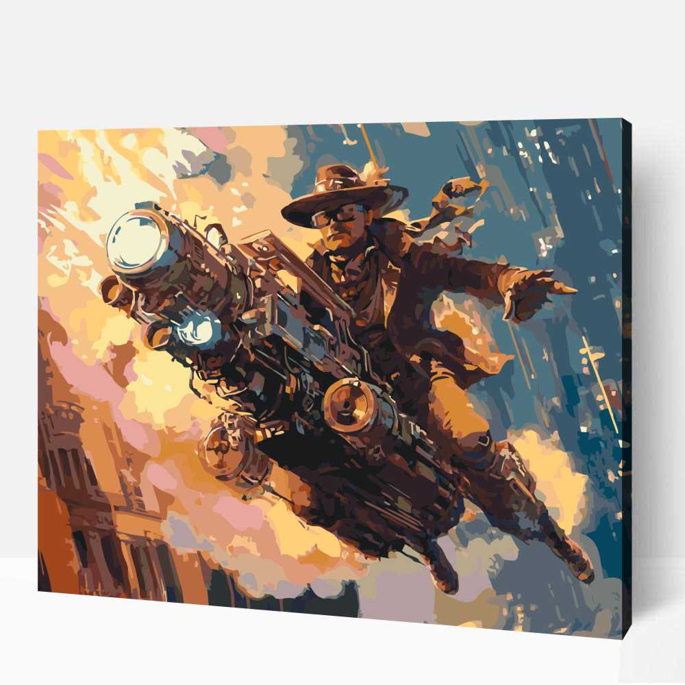 Steampunk számfestők