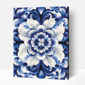 Porcelán kaleidoszkóp számfestő