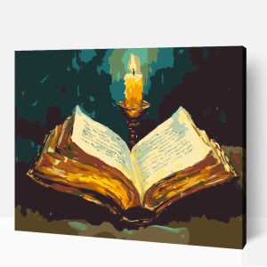 Siddur imakönyv számfestő
